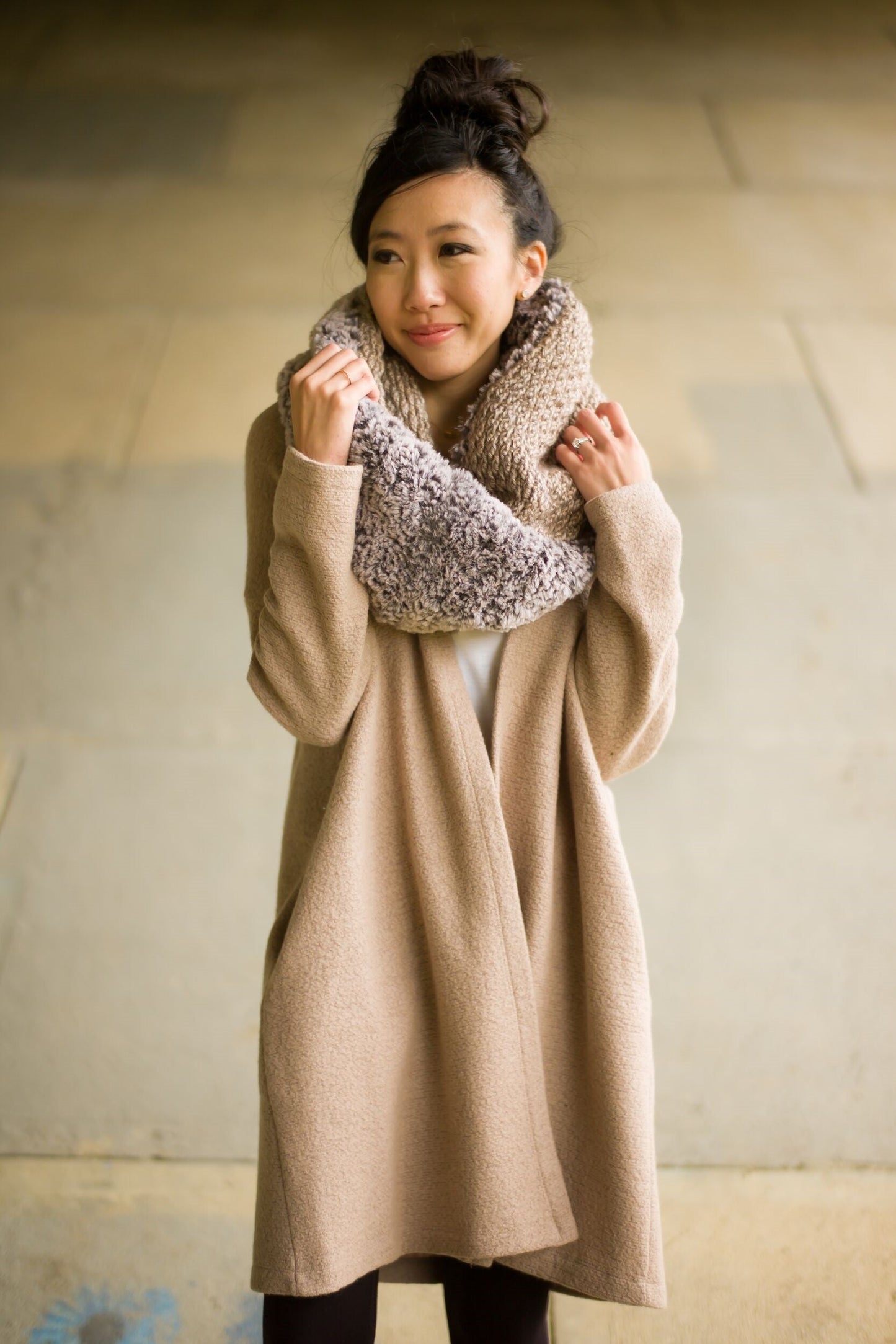 Crochet Kit - Luxe Faux Fur Cowl
