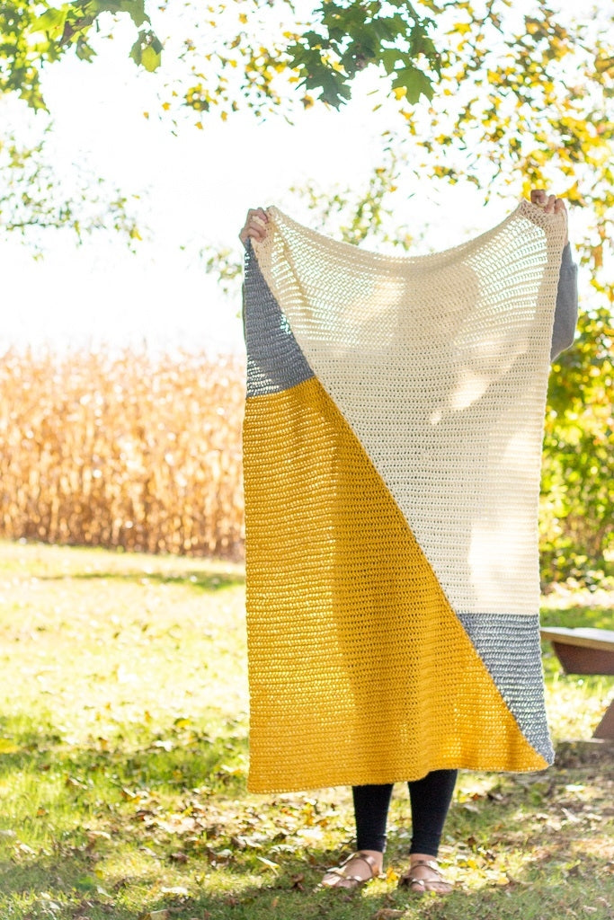 Crochet Kit - Two Triangle Baby Blankie