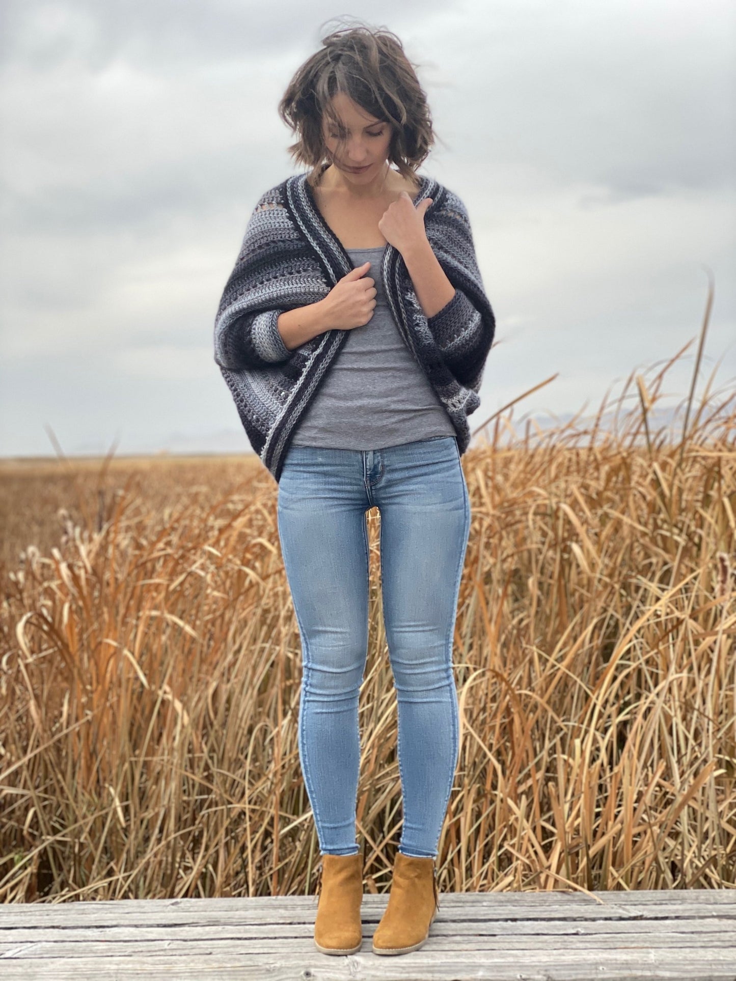 Crochet Kit - The Skyscape Shrug