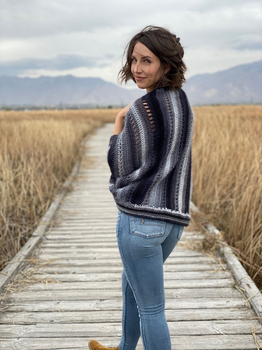 Crochet Kit - The Skyscape Shrug