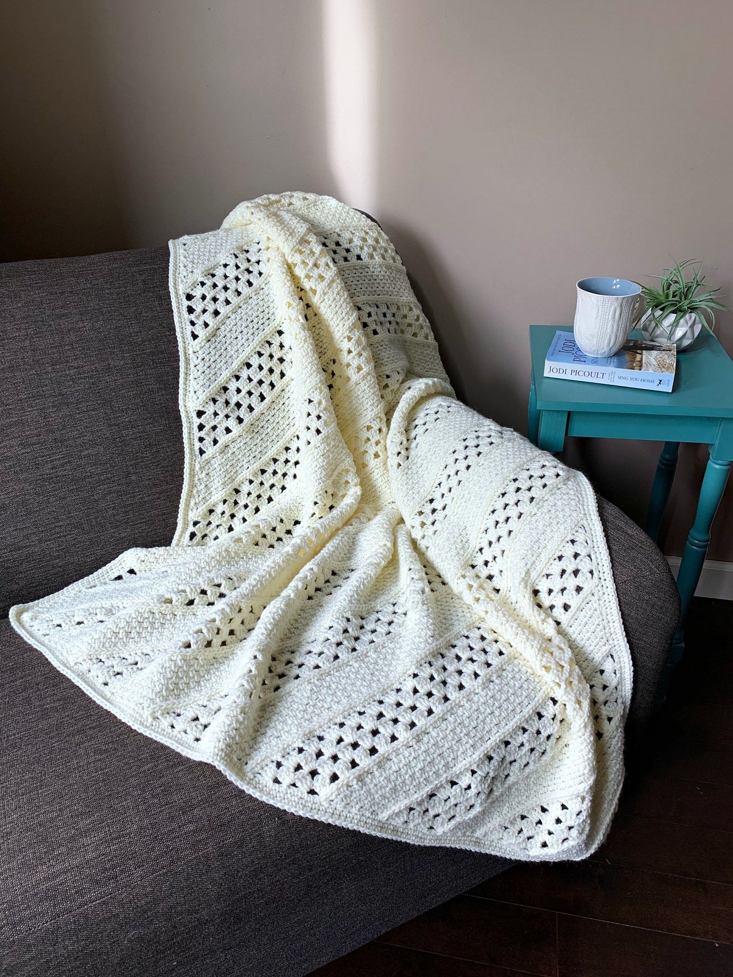 Crochet Kit - On the Bias Square Afghan