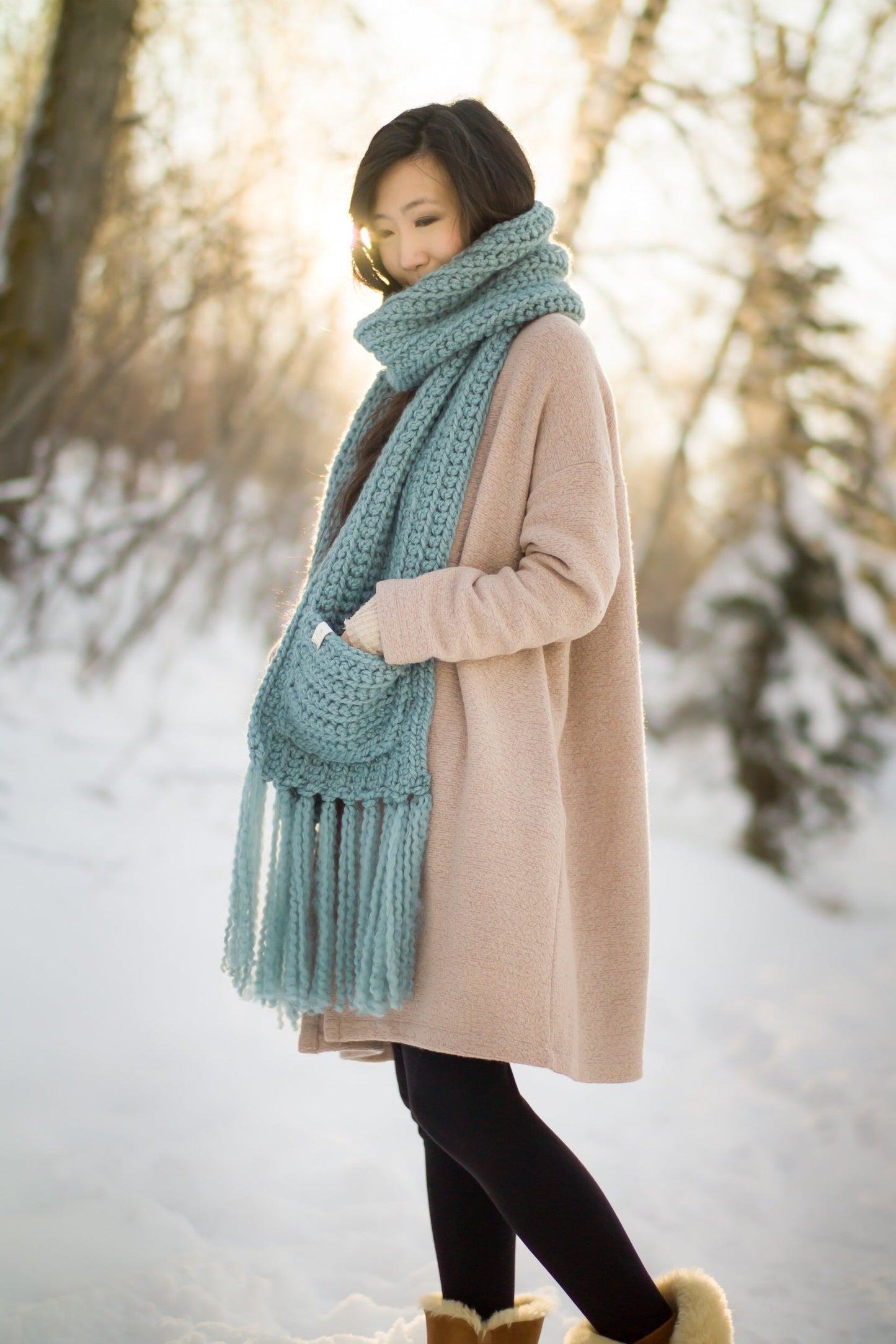 Crochet Kit - The Willow Scarf