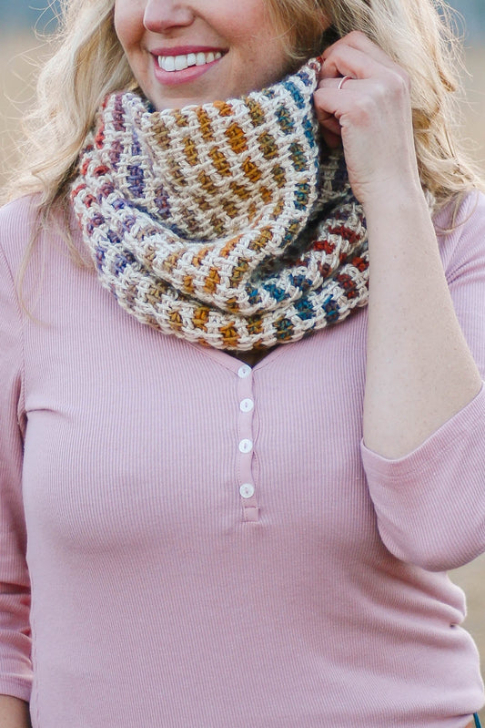 Crochet Kit - Stained Glass Cowl