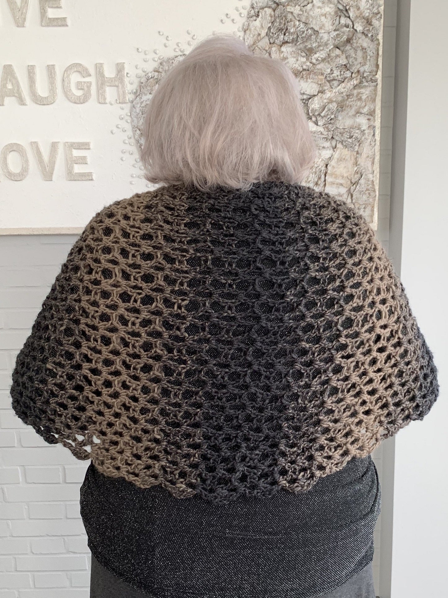 Crochet Kit - Simple V-Stitch Shawl