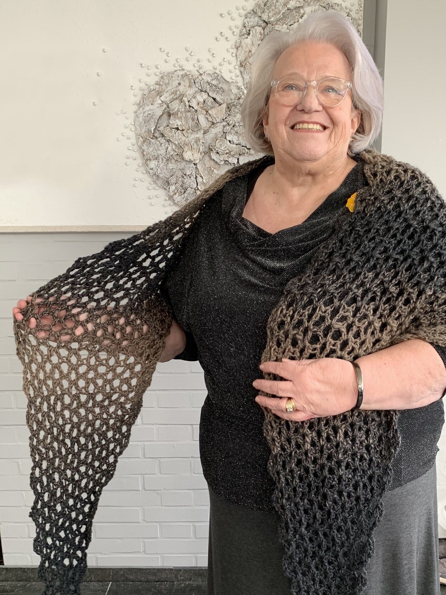Crochet Kit - Simple V-Stitch Shawl