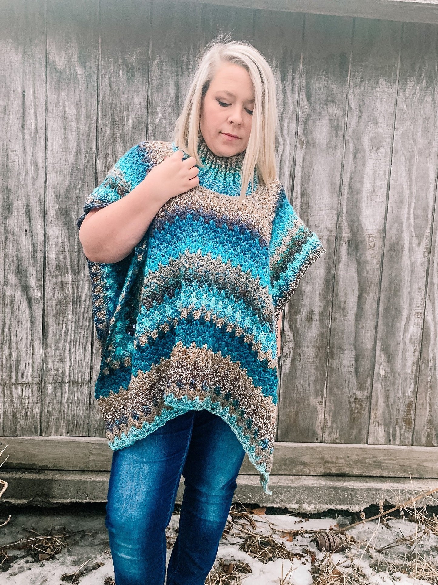 Crochet Kit - Rockaway Poncho