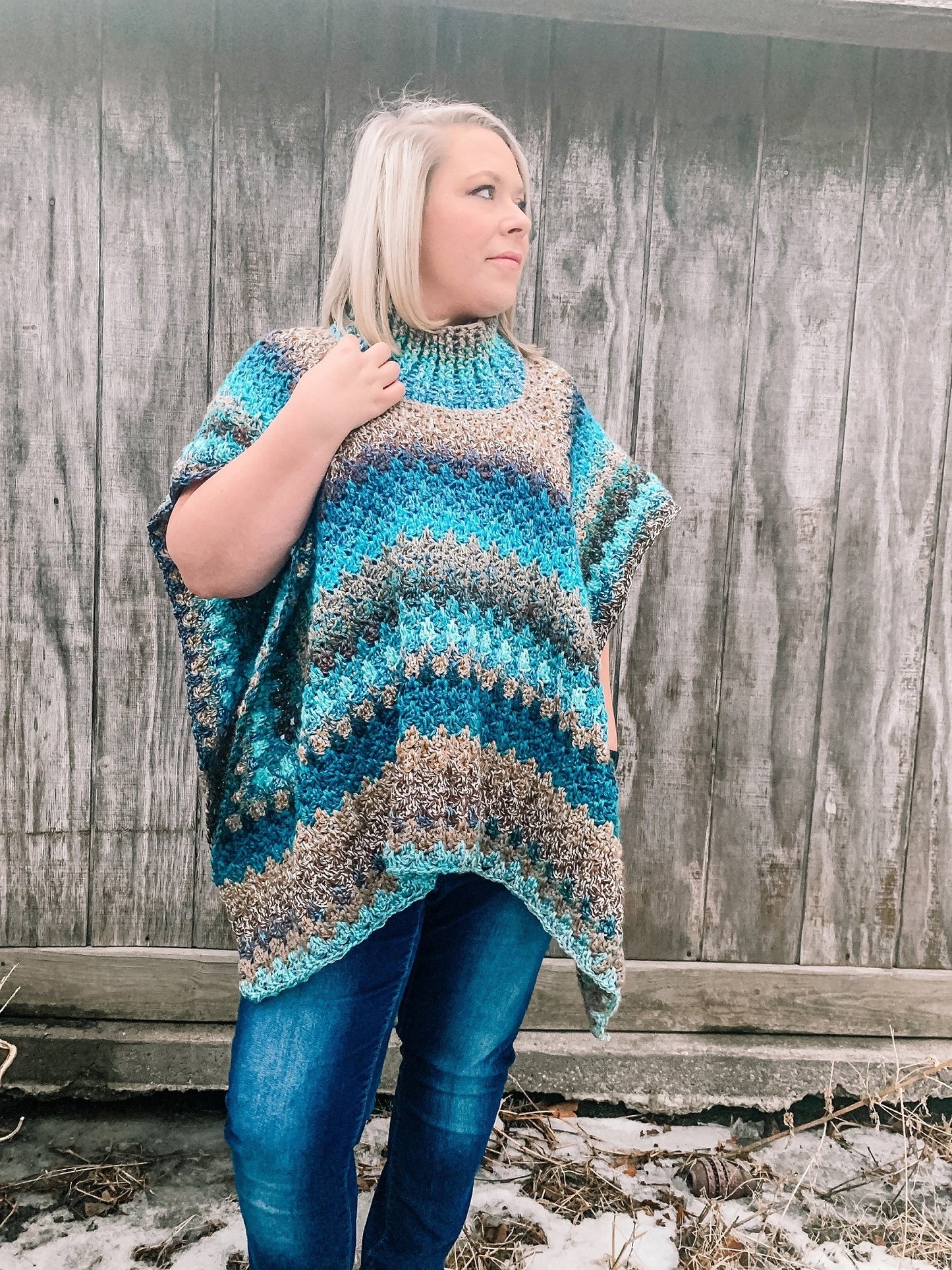 Crochet Kit - Rockaway Poncho