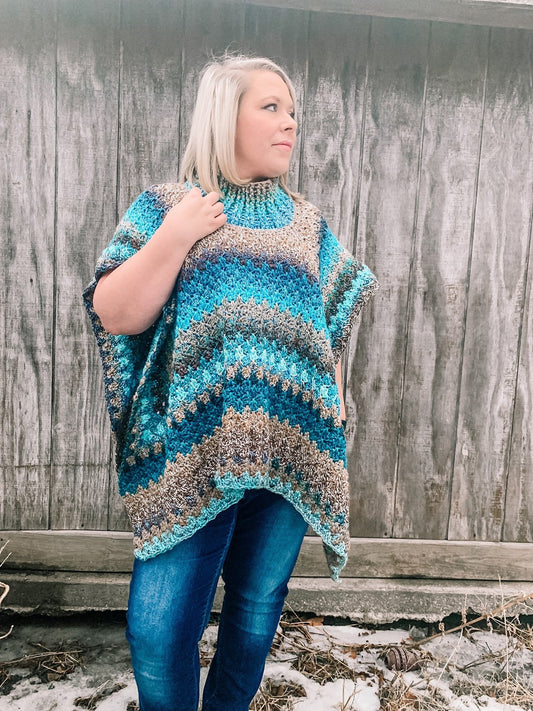 Crochet Kit - Rockaway Poncho