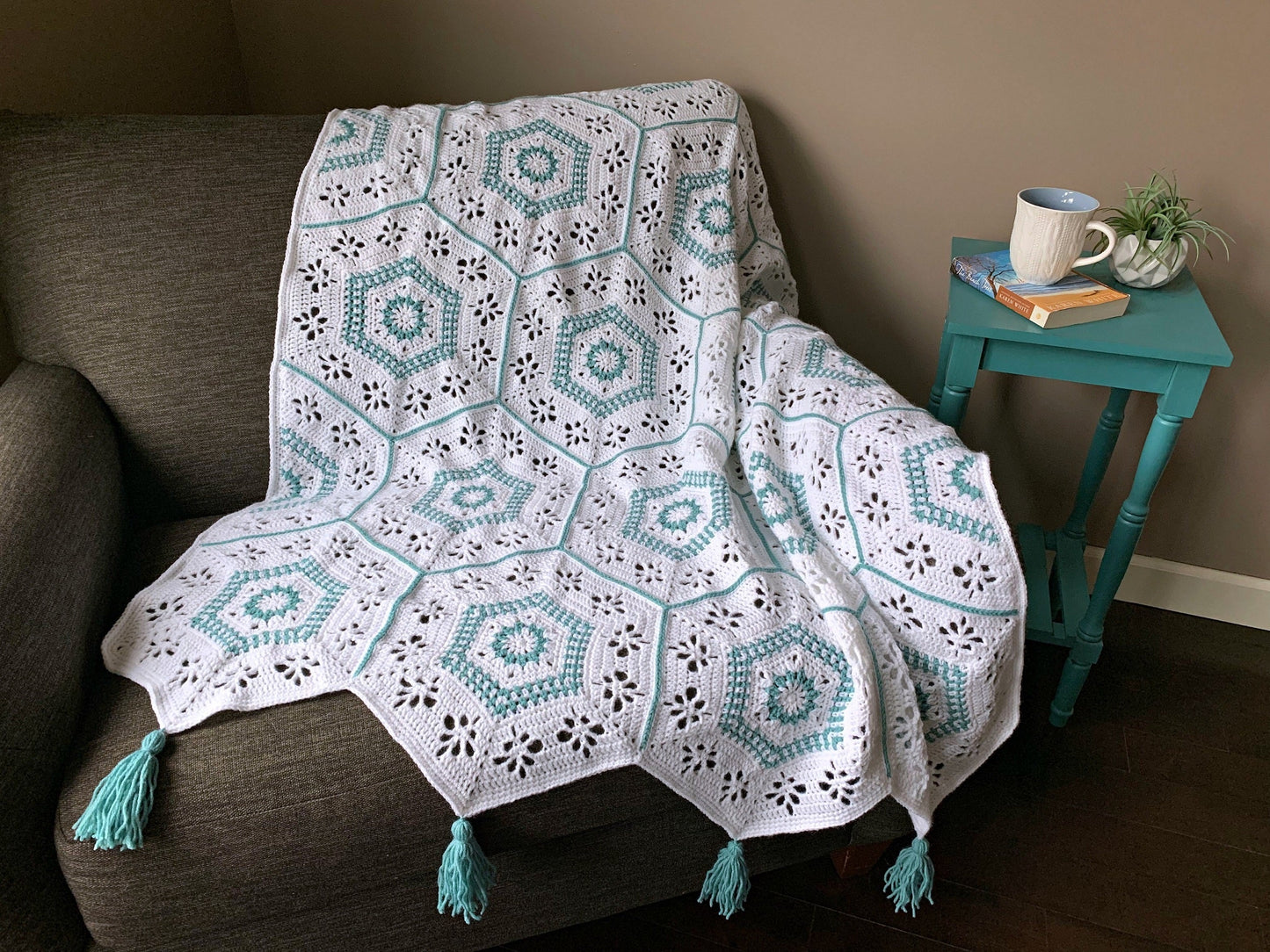 Crochet Kit - Spring Hexagon Afghan
