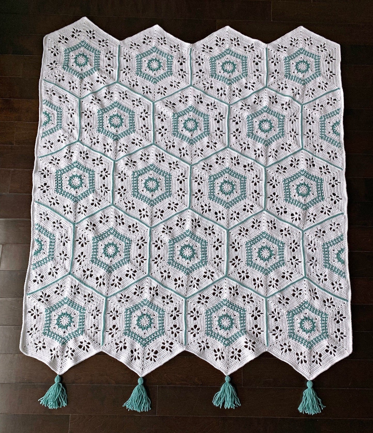 Crochet Kit - Spring Hexagon Afghan