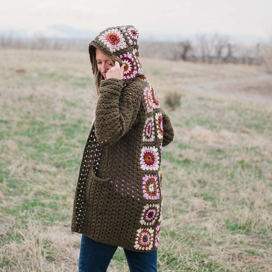 Crochet Kit - Revival Granny Square Cardigan