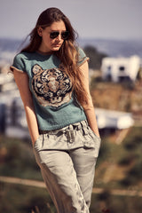 Tiger Ringer Tee (Knit) thumbnail