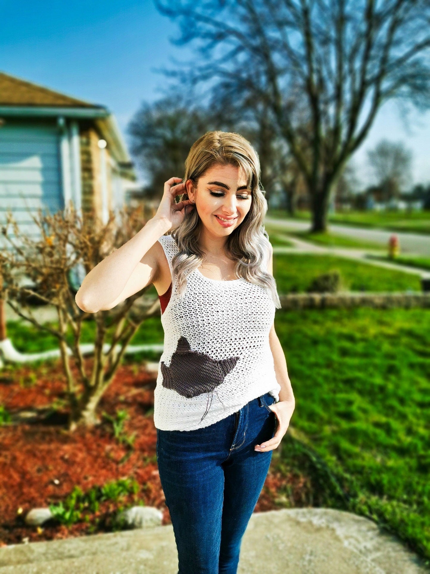 Crochet Kit - Kitty Cat Tank Top