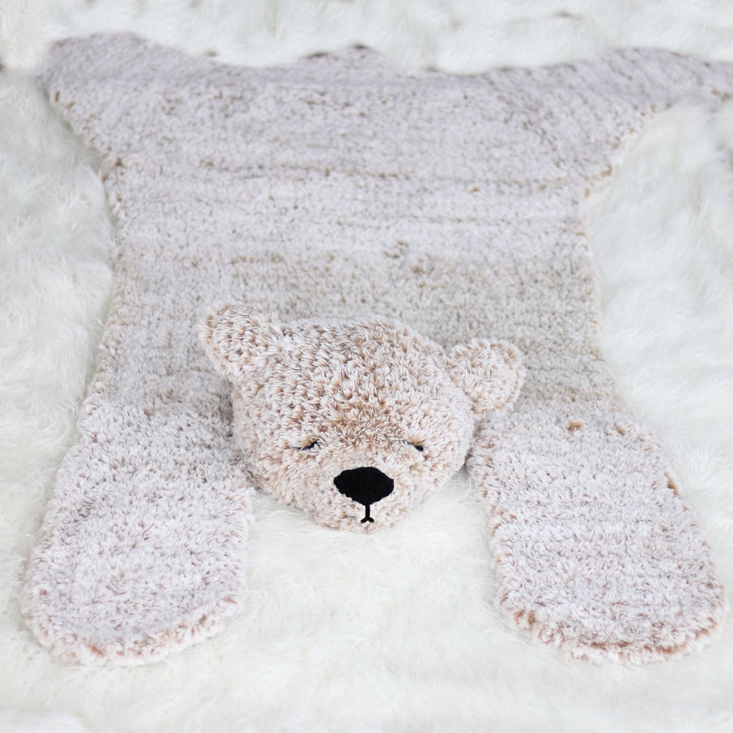 Crochet Kit - Hibernation Bear Rug Blanket