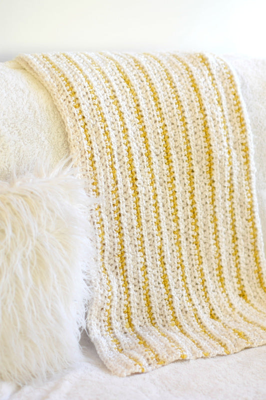 Crochet Kit - Squishy Beginner Crochet Baby Blanket