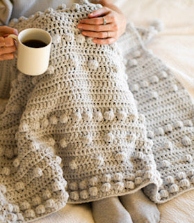 Crochet Kit - Luxe Bobbles Throw