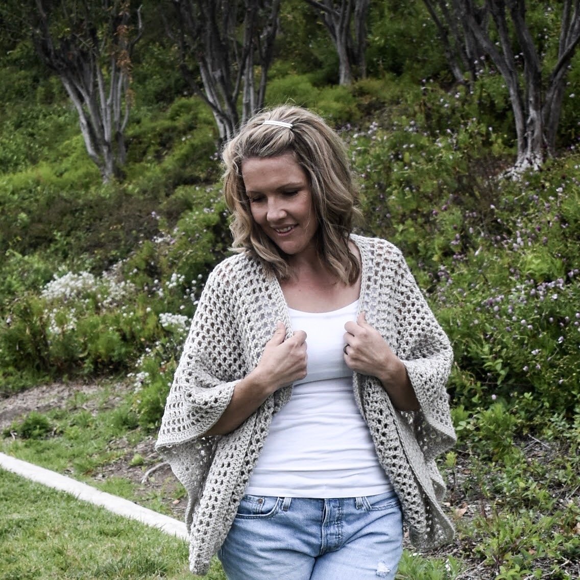 Crochet Kit - The Boho Cardigan