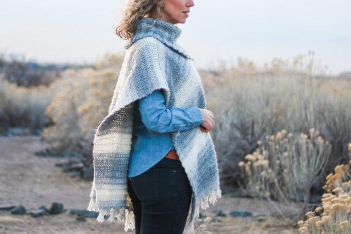 Crochet Kit - Braided Poncho