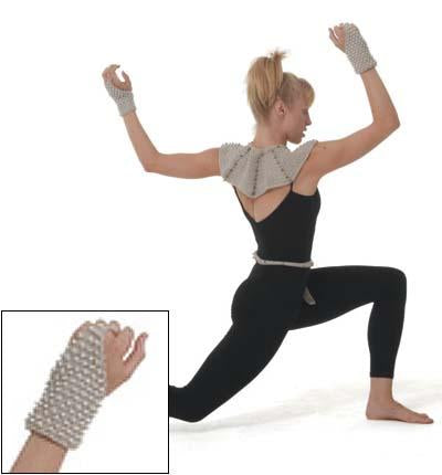 Heavy Metal Collar Belt and Gauntlets Pattern (Crochet)