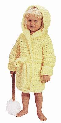 Crochet Childs Bathrobe Pattern (Crochet)