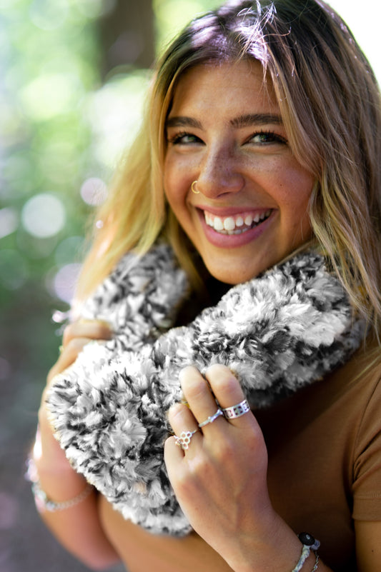 Zebra Cowl (Crochet)