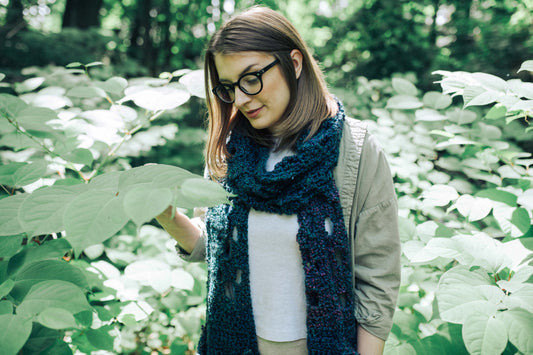 Super Scarf With Pockets (Crochet)