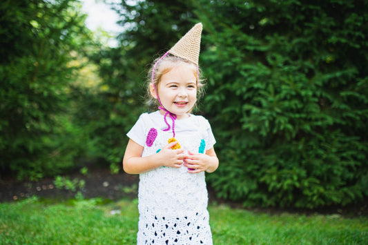 Ice Cream Cone Costume (Crochet)