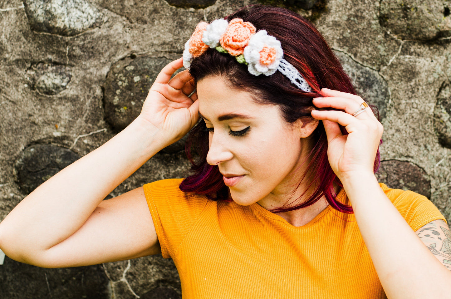 Flower Headband (Crochet)
