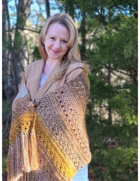 Magic Carpet Shawl (Crochet)