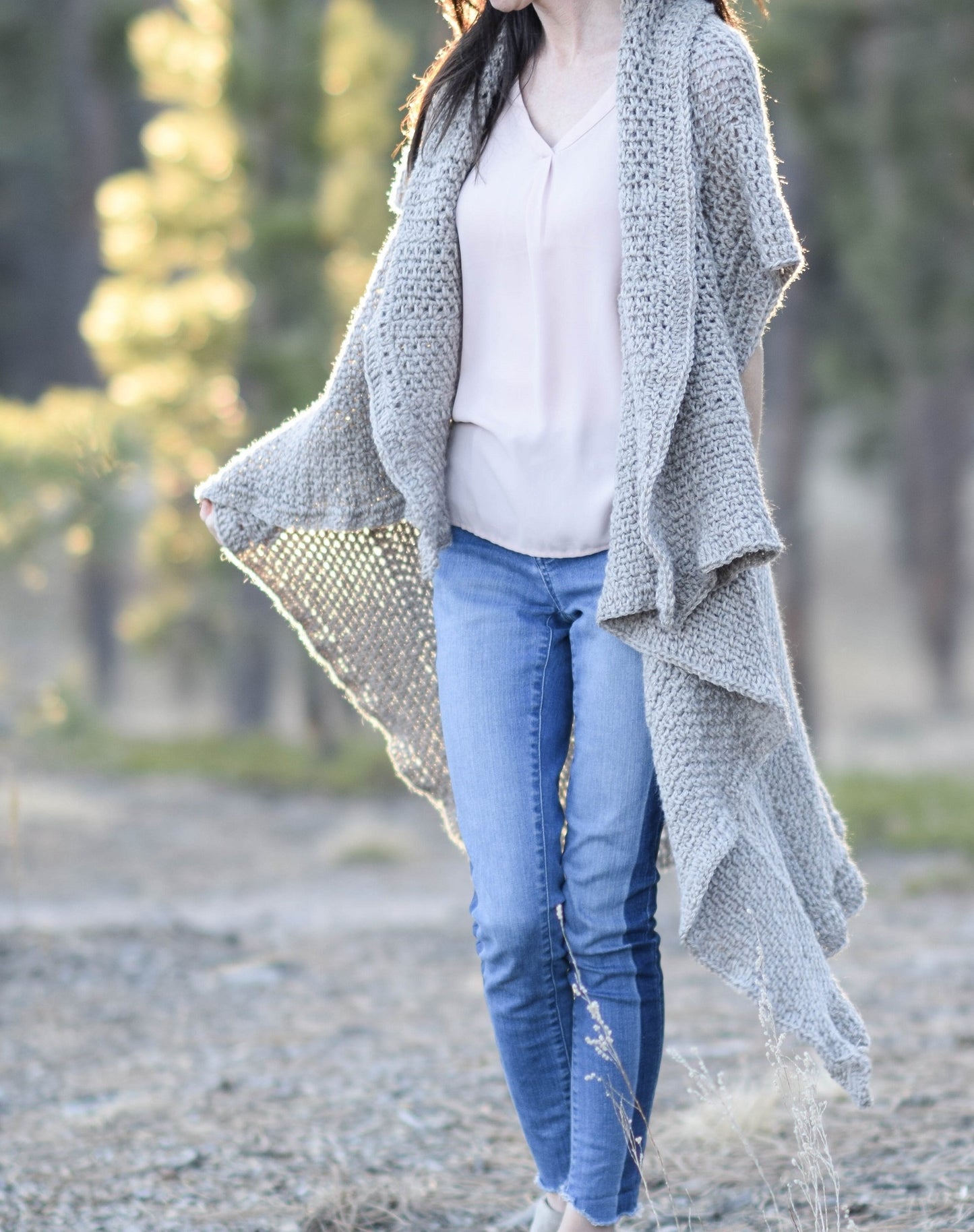 Crochet Kit - Endless Drape Kimono Duster