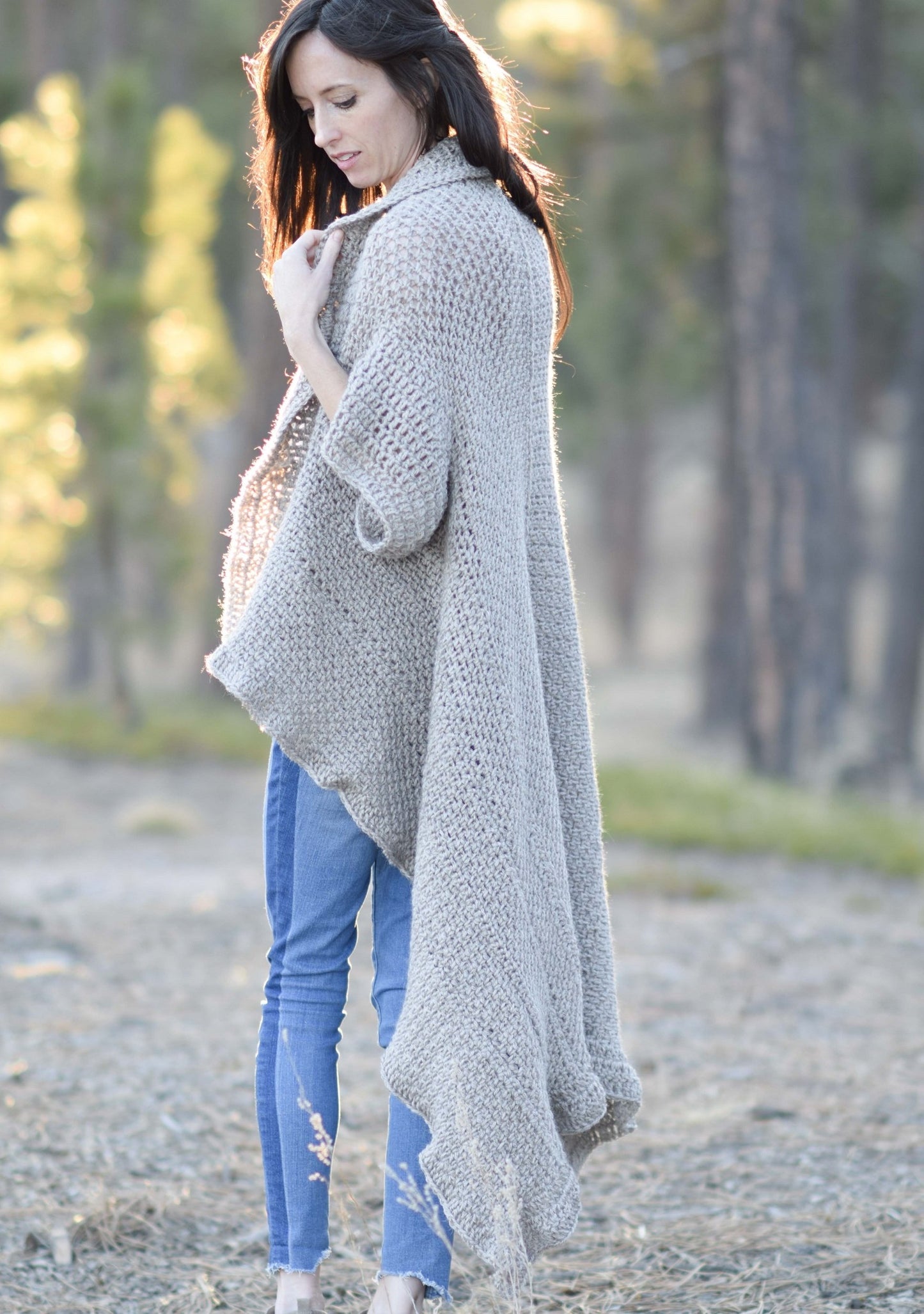 Crochet Kit - Endless Drape Kimono Duster