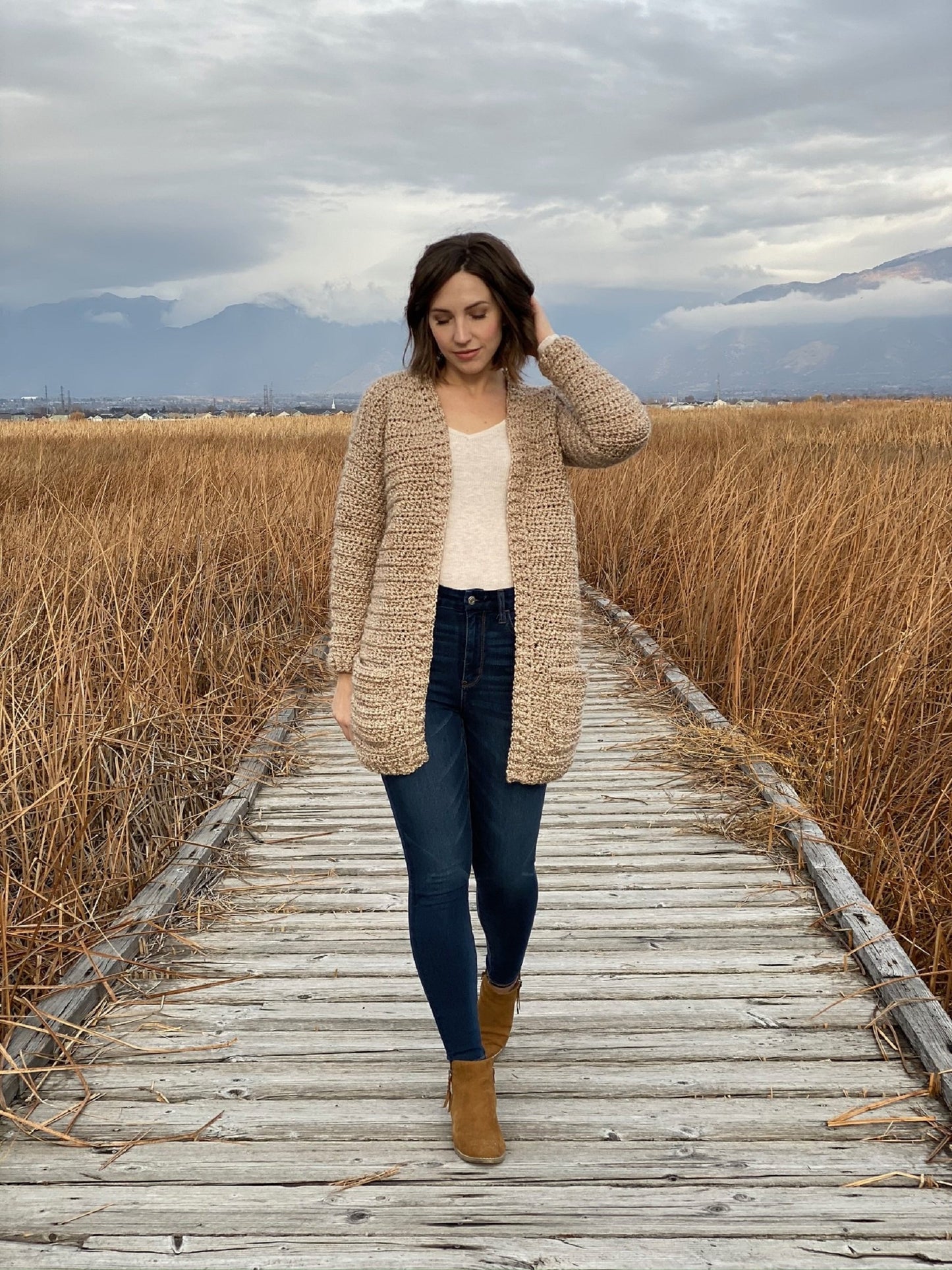 Crochet Kit - Coffee Shop Cardigan