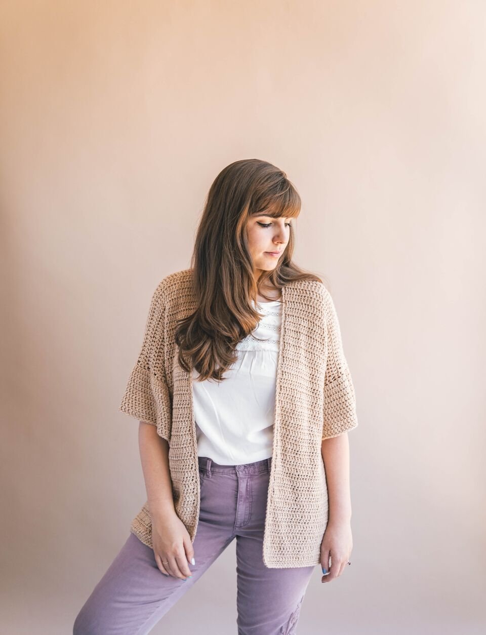 Crochet Kit - Ruffle Sleeve Cardigan