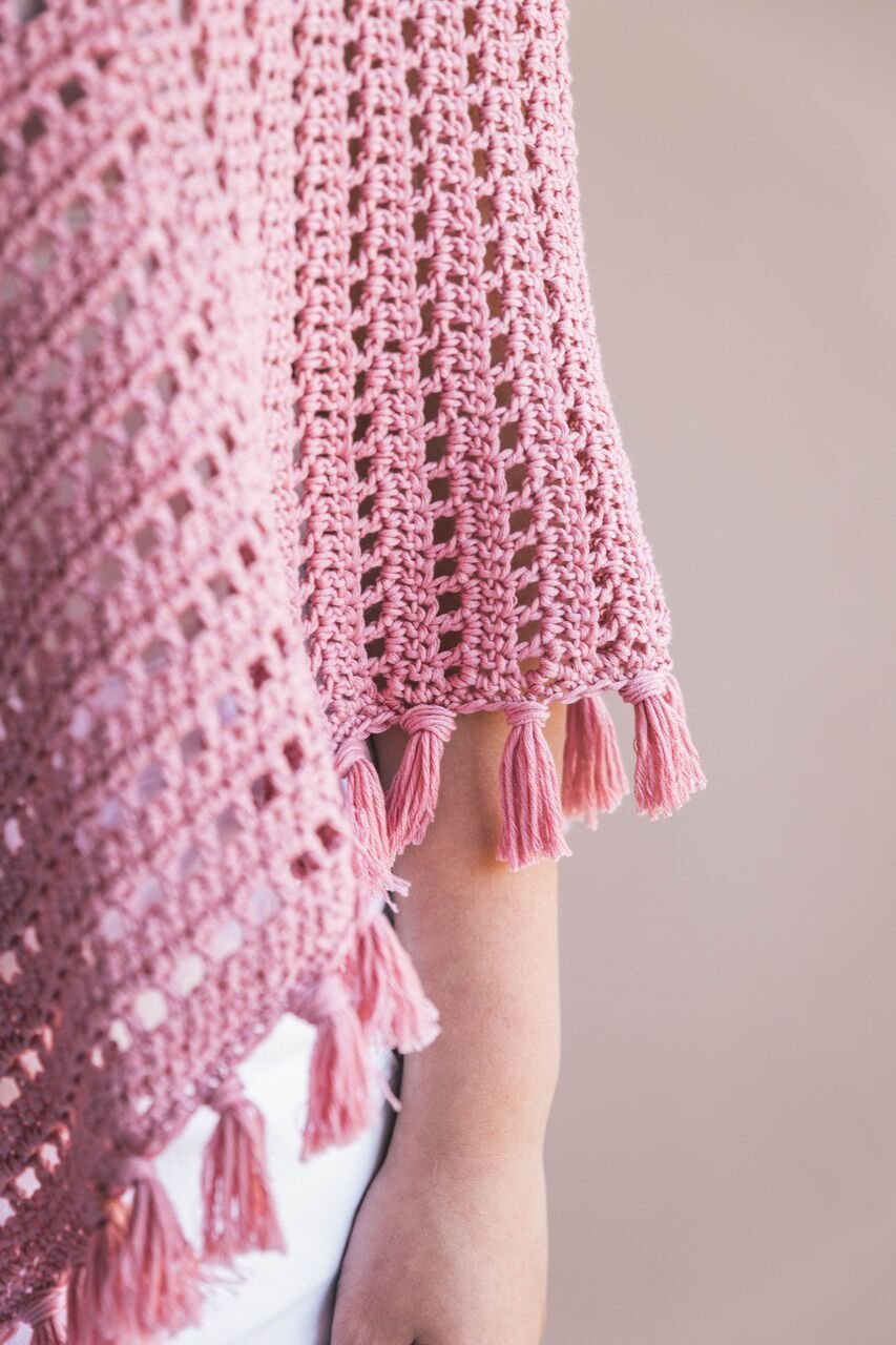 Crochet Kit - Ava Fringed Poncho