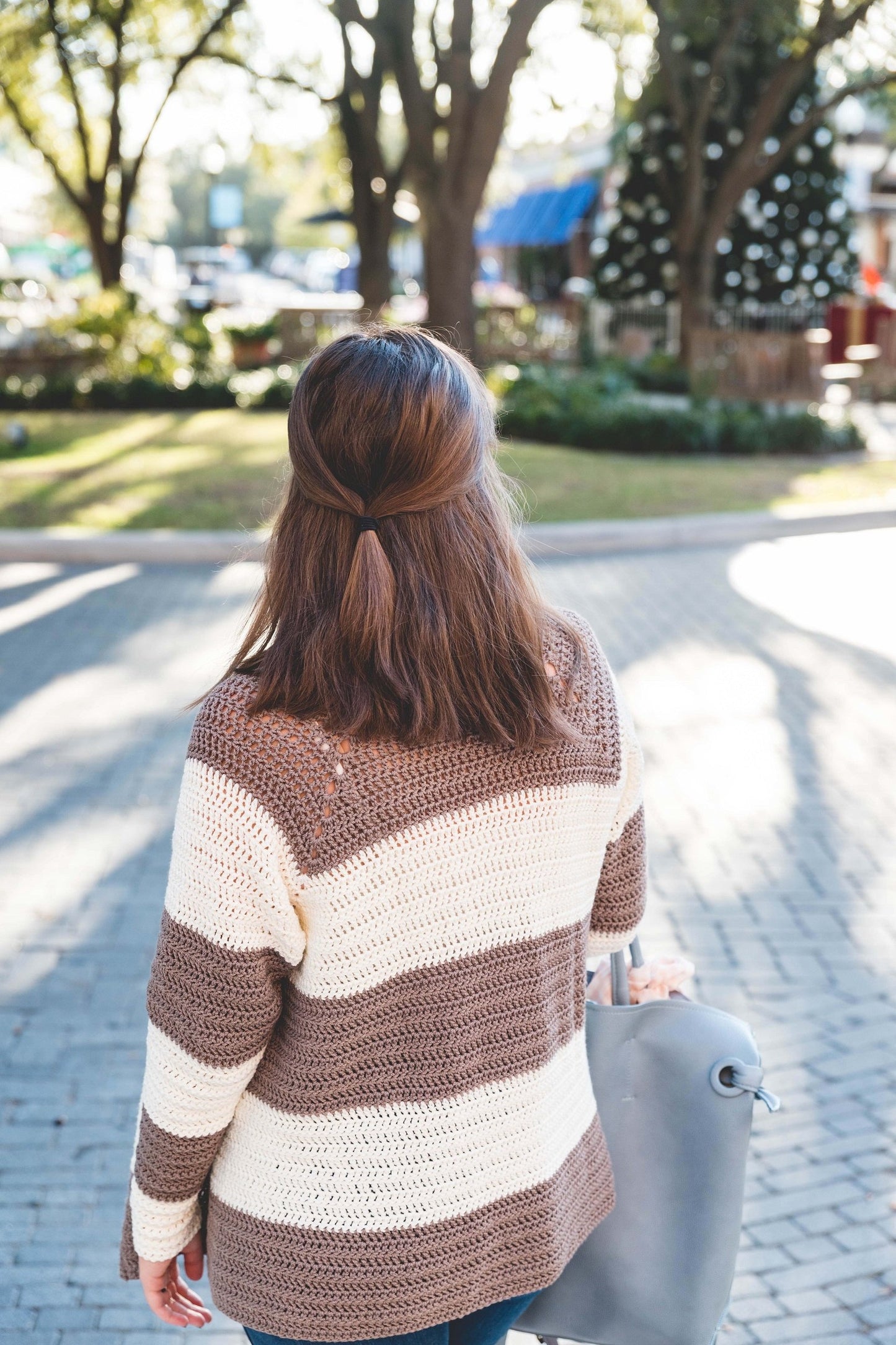 Crochet Kit - Slouchy Stripe Cardigan