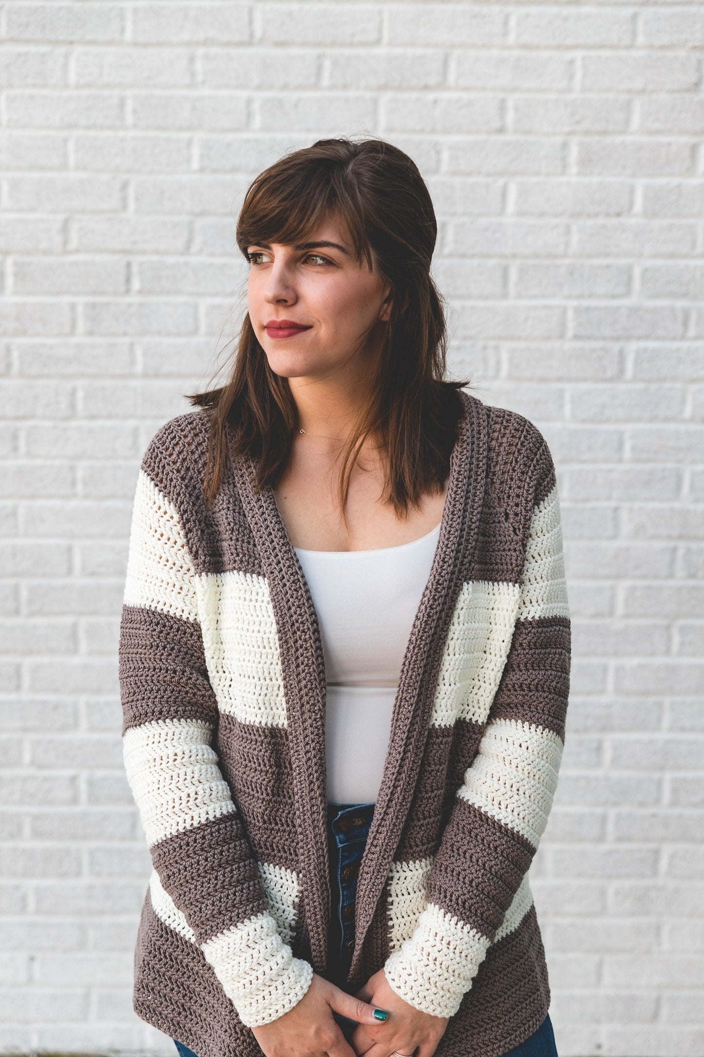 Crochet Kit - Slouchy Stripe Cardigan