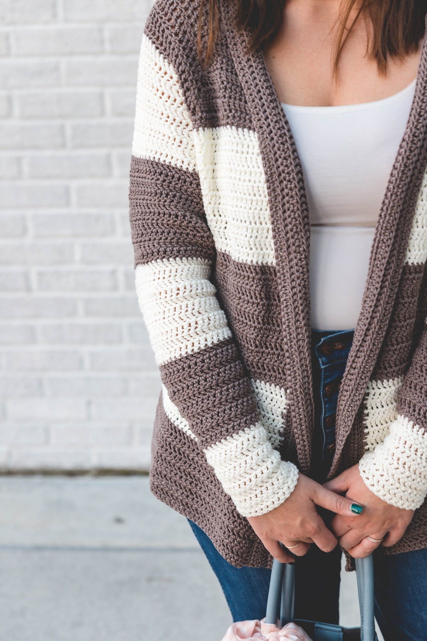 Crochet Kit - Slouchy Stripe Cardigan