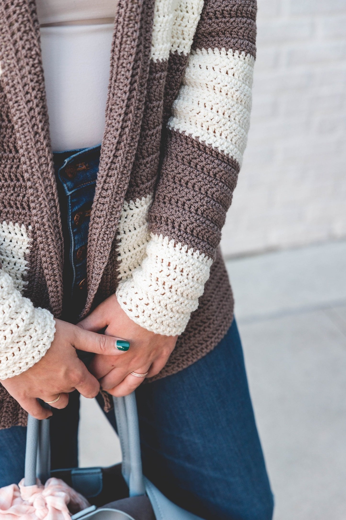 Crochet Kit - Slouchy Stripe Cardigan