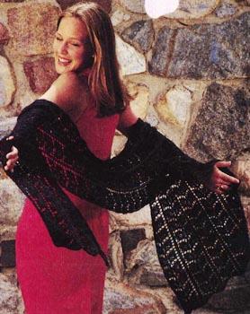 Lacy Stole Pattern (Knit)