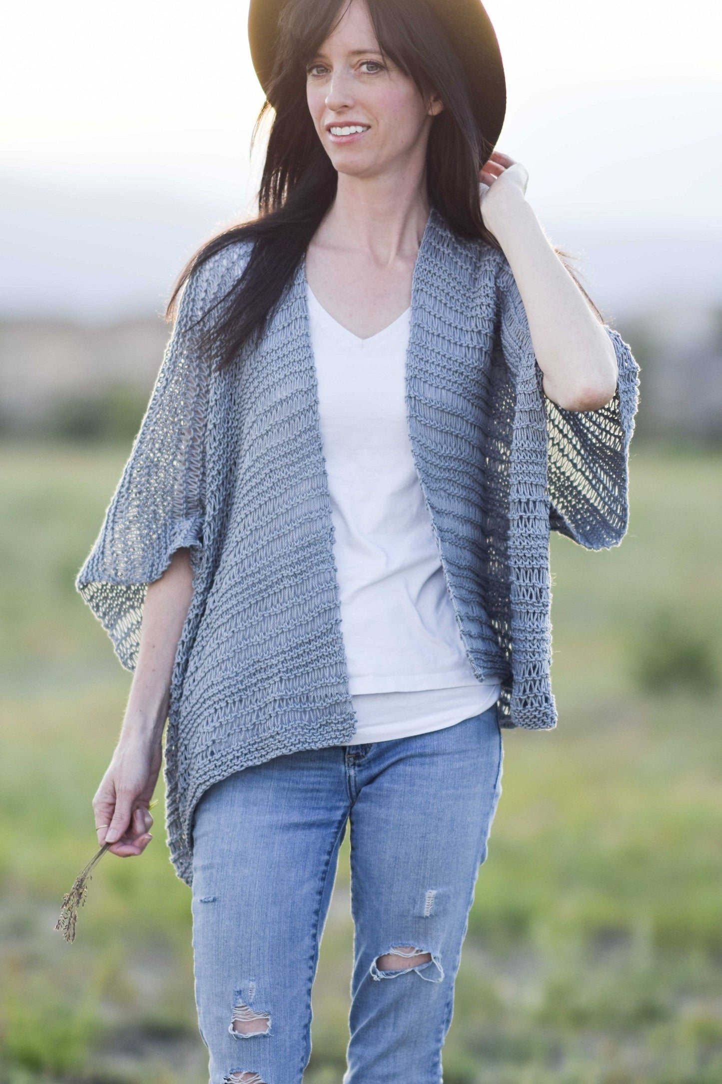 Knit Kit - Drop Stitch Cotton Kimono