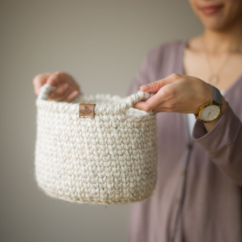 Crochet Kit - Waistcoat Basket