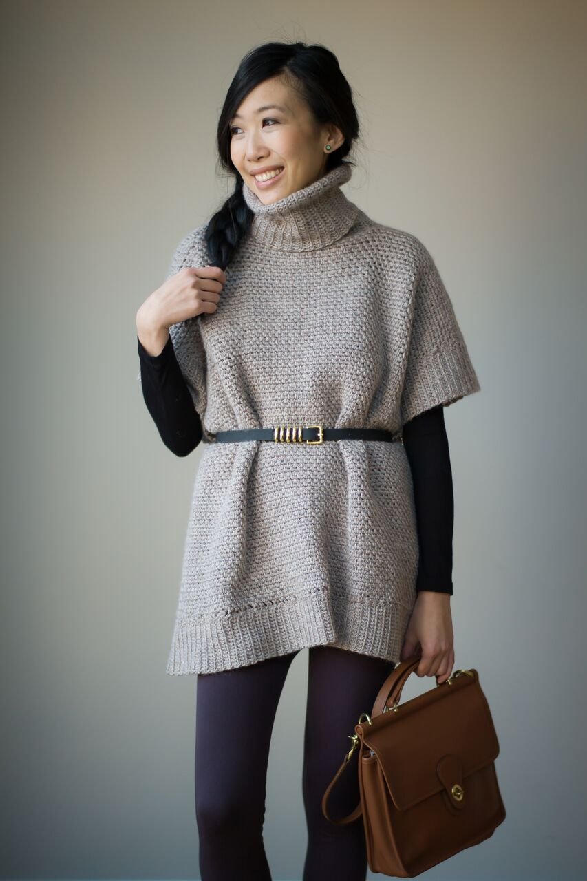 Crochet Kit - Granite Poncho
