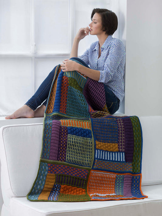 Slip Stitch Lapghan (Knit)