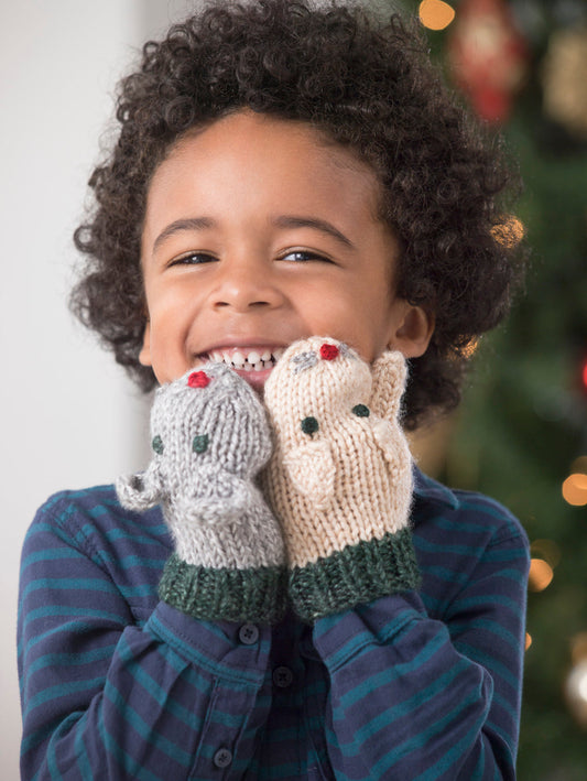 Cat And Mouse Mittens (Knit) - Version 2