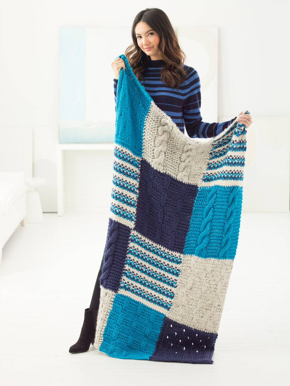 Sampler Lapghan (Knit)