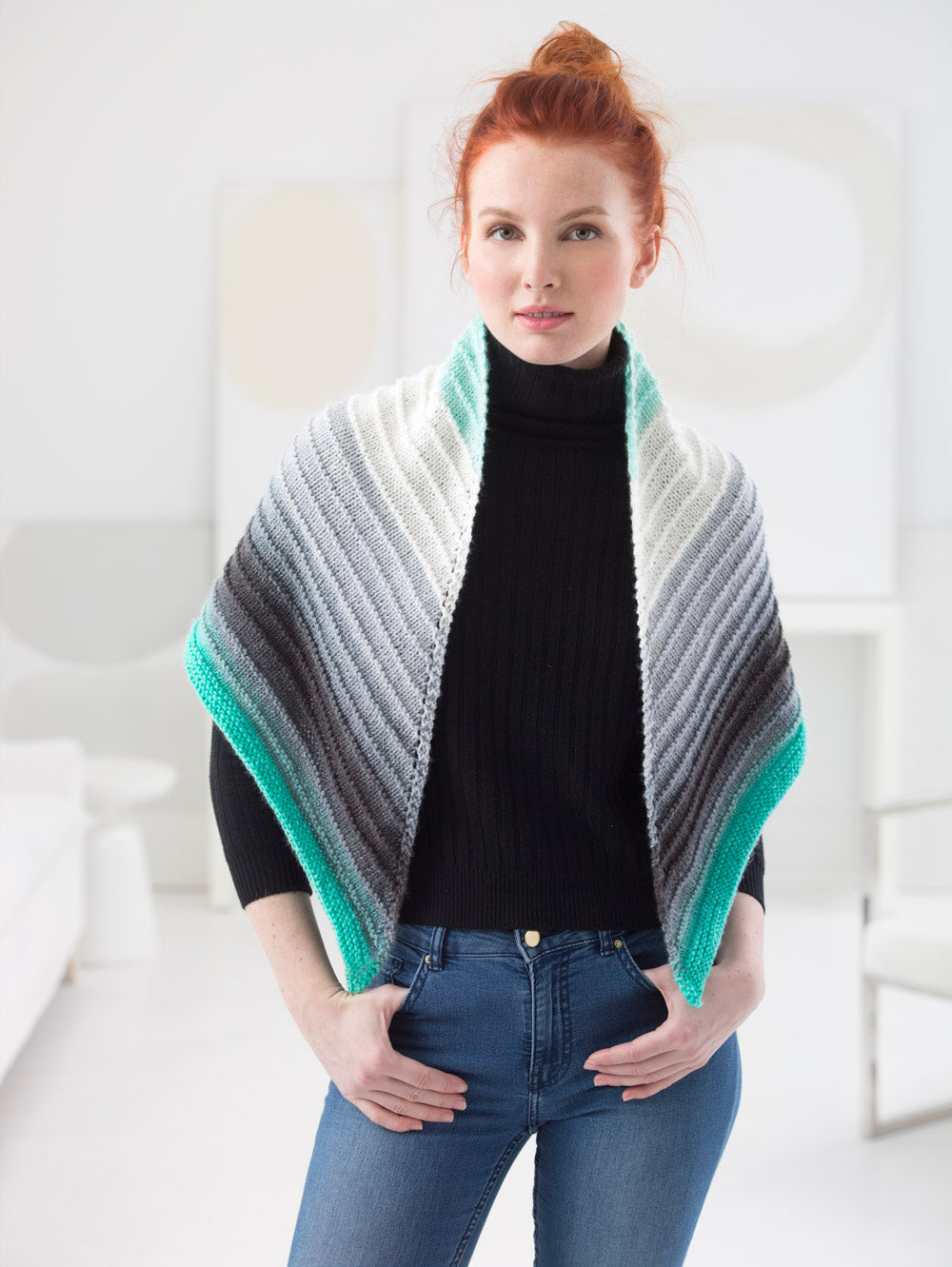 Eyelet Triangle Shawl (Knit)