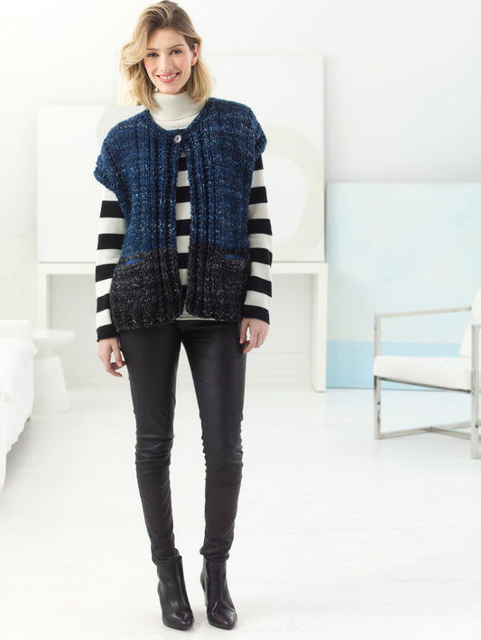Ruana With Pockets (Knit)