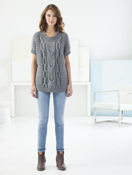 Modern Cable Pullover (Knit)