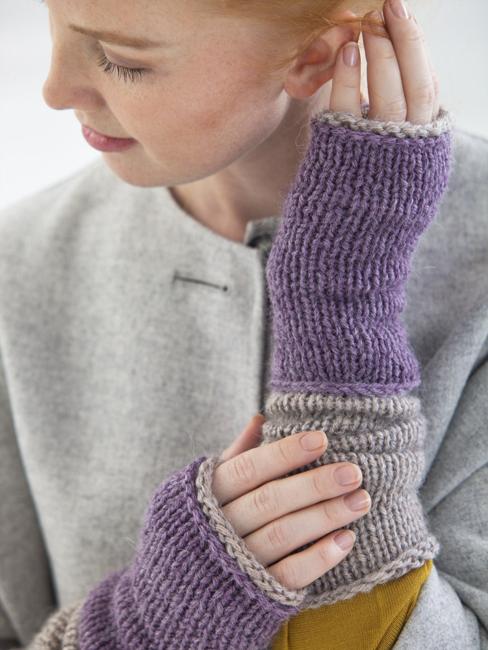 Finger Lakes Arm Warmers (Knit)