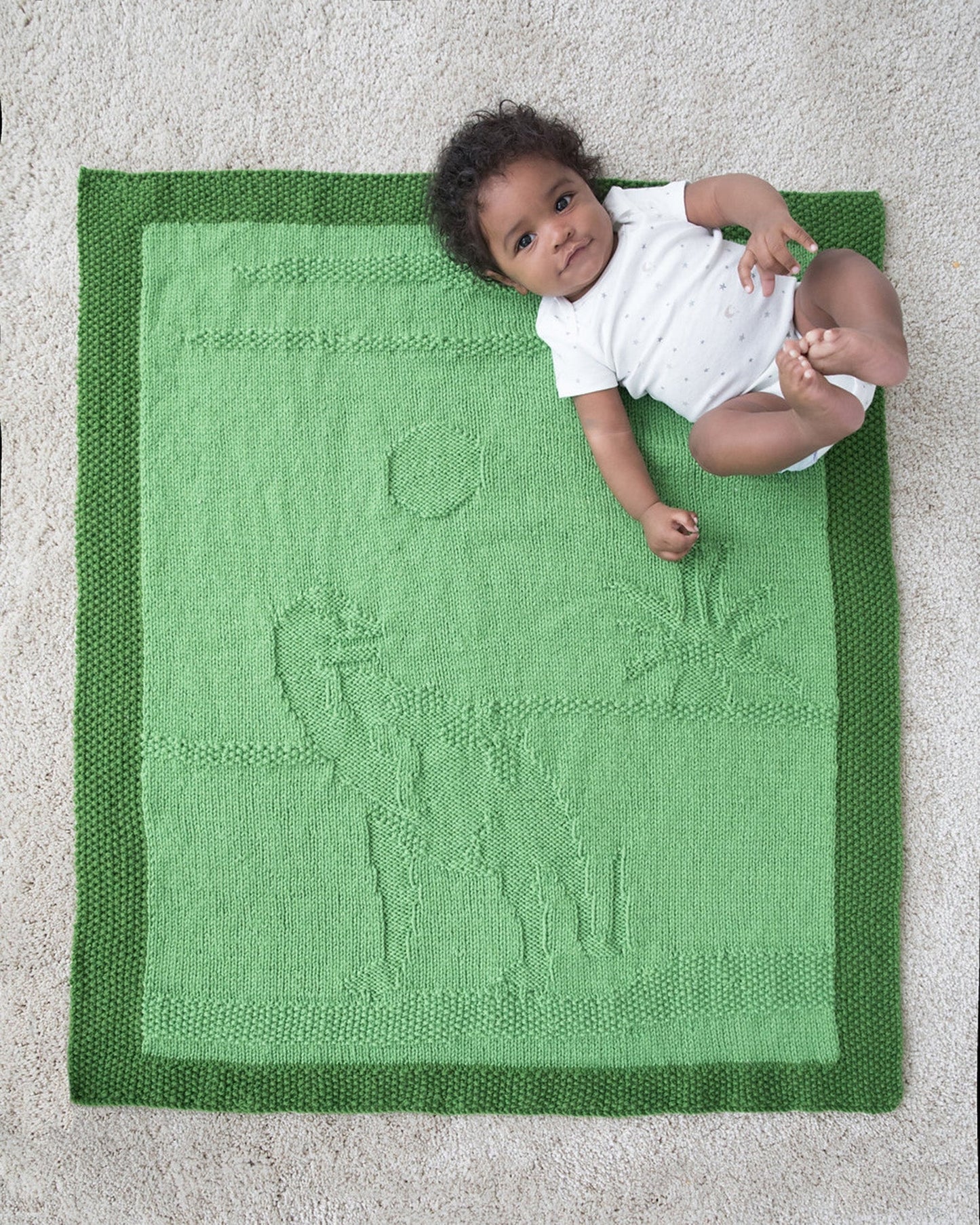 Dinosaur Afghan (Knit)